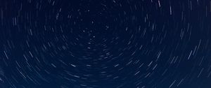 Preview wallpaper starry sky, movement, circles