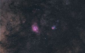 Preview wallpaper starry sky, nebula, stars, space