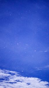 Preview wallpaper starry sky, night, clouds