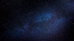 Preview wallpaper starry sky, night, galaxy, glitter