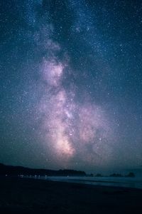 Preview wallpaper starry sky, night, glitter