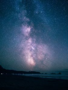 Preview wallpaper starry sky, night, glitter