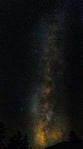 Preview wallpaper starry sky, night, milky way, stars, astronomy