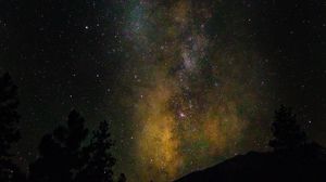 Preview wallpaper starry sky, night, milky way, stars, astronomy