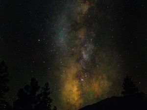 Preview wallpaper starry sky, night, milky way, stars, astronomy