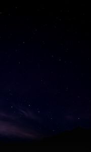 Preview wallpaper starry sky, night, shine, space, darkness