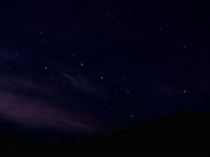 Preview wallpaper starry sky, night, shine, space, darkness