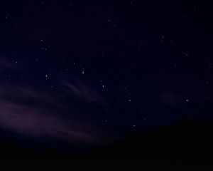 Preview wallpaper starry sky, night, shine, space, darkness