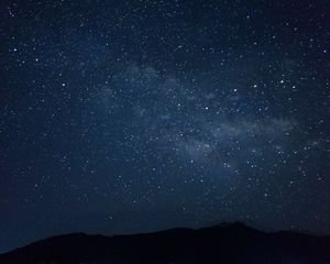 Preview wallpaper starry sky, night, space, stars