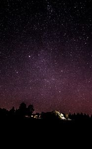 Preview wallpaper starry sky, night, stars, sky