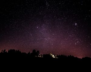 Preview wallpaper starry sky, night, stars, sky