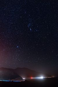 Preview wallpaper starry sky, space, galaxy, radiance, night