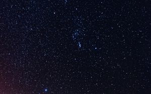 Preview wallpaper starry sky, space, galaxy, radiance, night