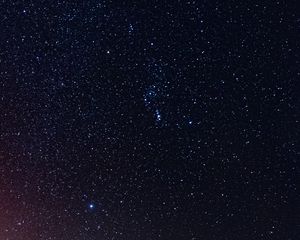 Preview wallpaper starry sky, space, galaxy, radiance, night