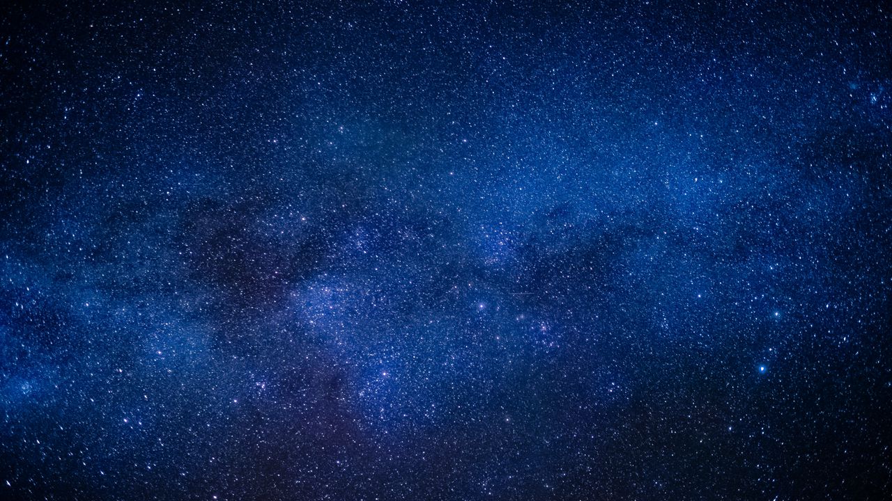 Wallpaper starry sky, space, glow