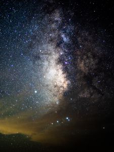 Preview wallpaper starry sky, space, milky way, stars, astronomy