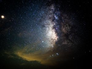 Preview wallpaper starry sky, space, milky way, stars, astronomy