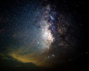 Preview wallpaper starry sky, space, milky way, stars, astronomy