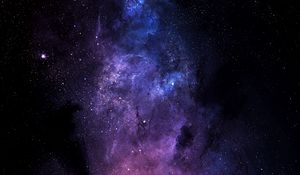 Preview wallpaper starry sky, space, stars, galaxy, universe, shine
