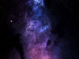 Preview wallpaper starry sky, space, stars, galaxy, universe, shine