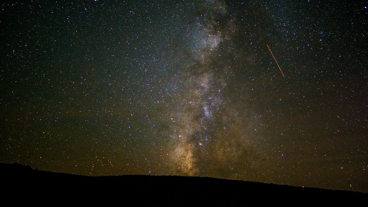 Wallpaper starry sky, space, stars