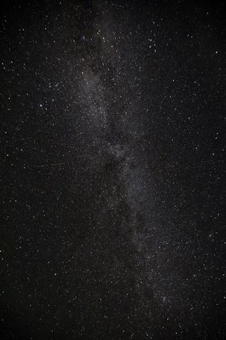 320x480 Wallpaper starry sky, space, stars, milky way, dark
