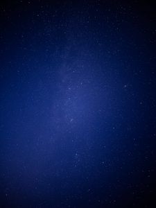 Preview wallpaper starry sky, space, stars, night, blue
