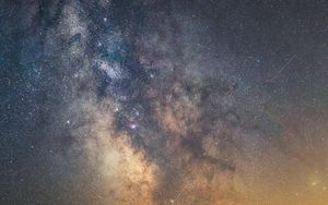 Preview wallpaper starry sky, space, stars, milky way, night, dark