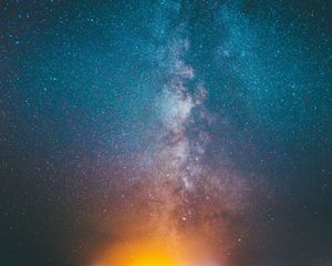 Preview wallpaper starry sky, spots, space