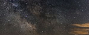 Preview wallpaper starry sky, stars, clouds, sky