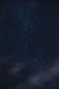 Preview wallpaper starry sky, stars, clouds, night