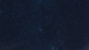 Preview wallpaper starry sky, stars, clouds, night