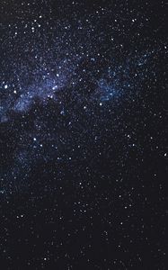 Preview wallpaper starry sky, stars, galaxy, night