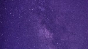 Preview wallpaper starry sky, stars, lilac, night