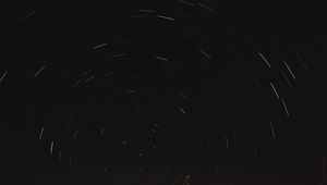 Preview wallpaper starry sky, stars, lines, dark, shine