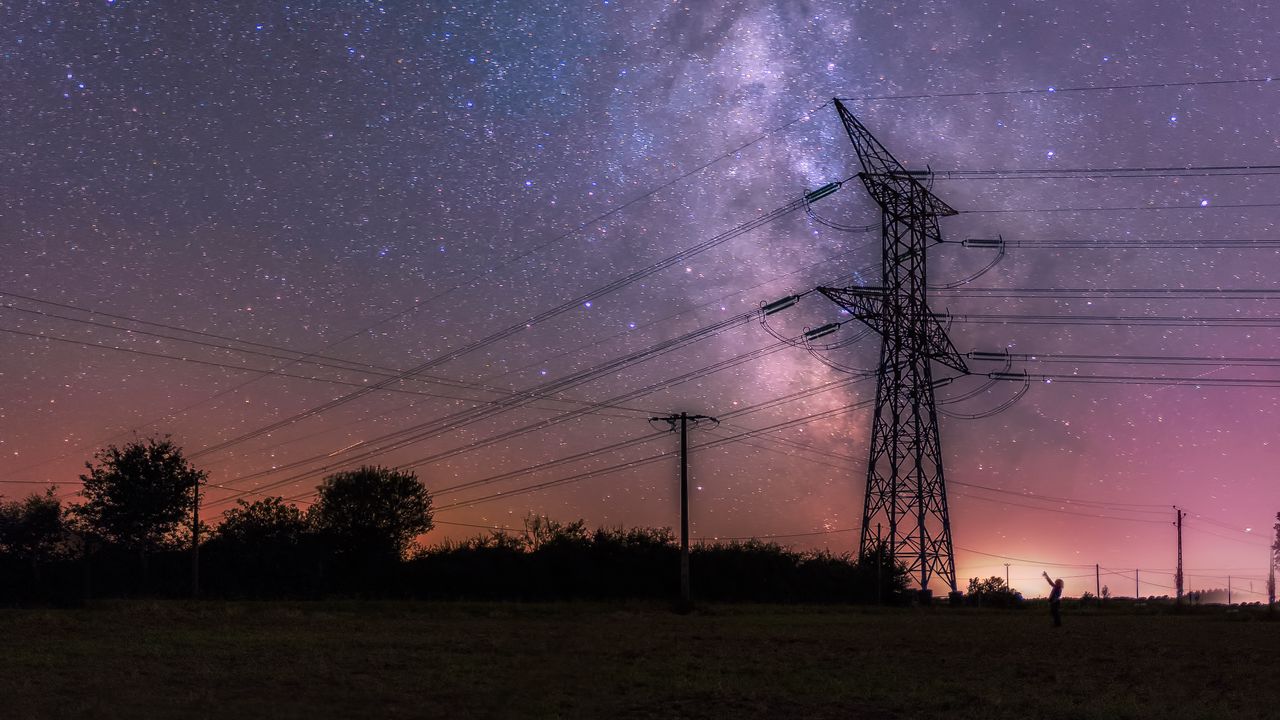 Wallpaper starry sky, stars, loneliness, space