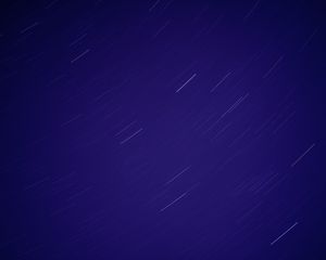 Preview wallpaper starry sky, stars, long exposure, blur