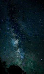 Preview wallpaper starry sky, stars, milky way, night