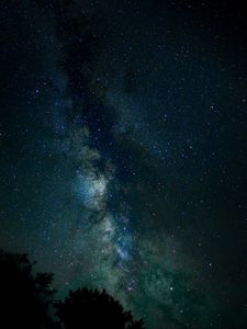 Preview wallpaper starry sky, stars, milky way, night
