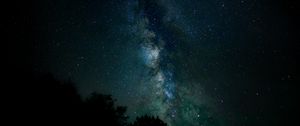 Preview wallpaper starry sky, stars, milky way, night