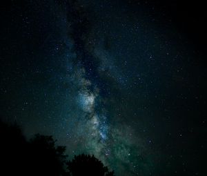Preview wallpaper starry sky, stars, milky way, night
