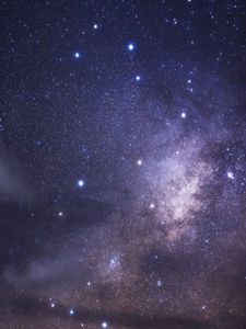 Preview wallpaper starry sky, stars, milky way, space, astronomy