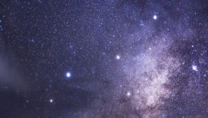 Preview wallpaper starry sky, stars, milky way, space, astronomy