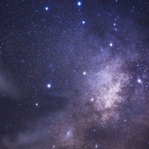 Preview wallpaper starry sky, stars, milky way, space, astronomy