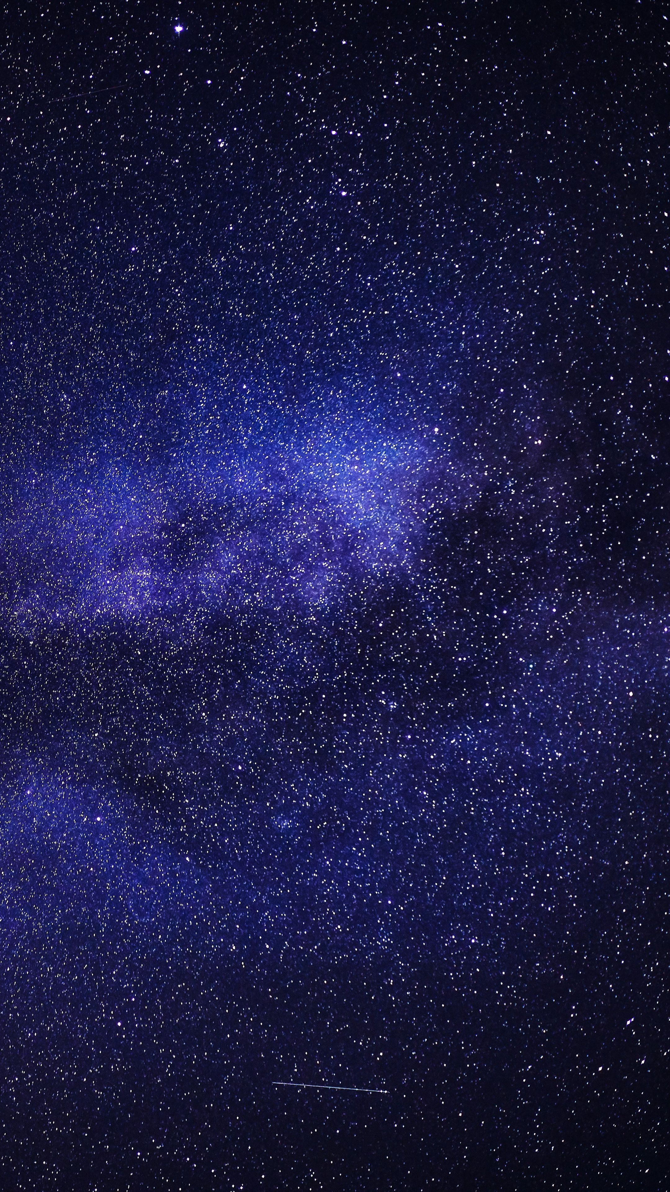 Download wallpaper 2160x3840 starry sky, stars, milky way, night, space ...