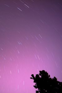 Preview wallpaper starry sky, stars, motion, long exposure, night