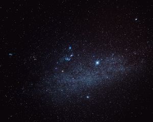 Preview wallpaper starry sky, stars, nebula, galaxy, space