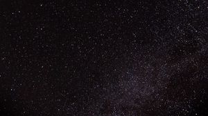 Preview wallpaper starry sky, stars, night, glitter, dark