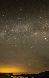 Preview wallpaper starry sky, stars, night, milky way