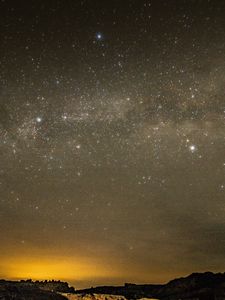 Preview wallpaper starry sky, stars, night, milky way